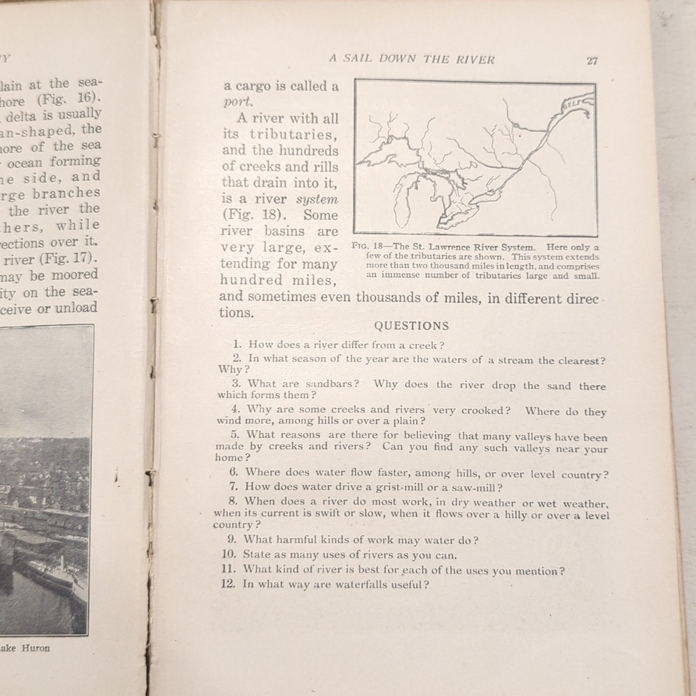 Early 1900's Geography Textbook - Picture 6 of 13